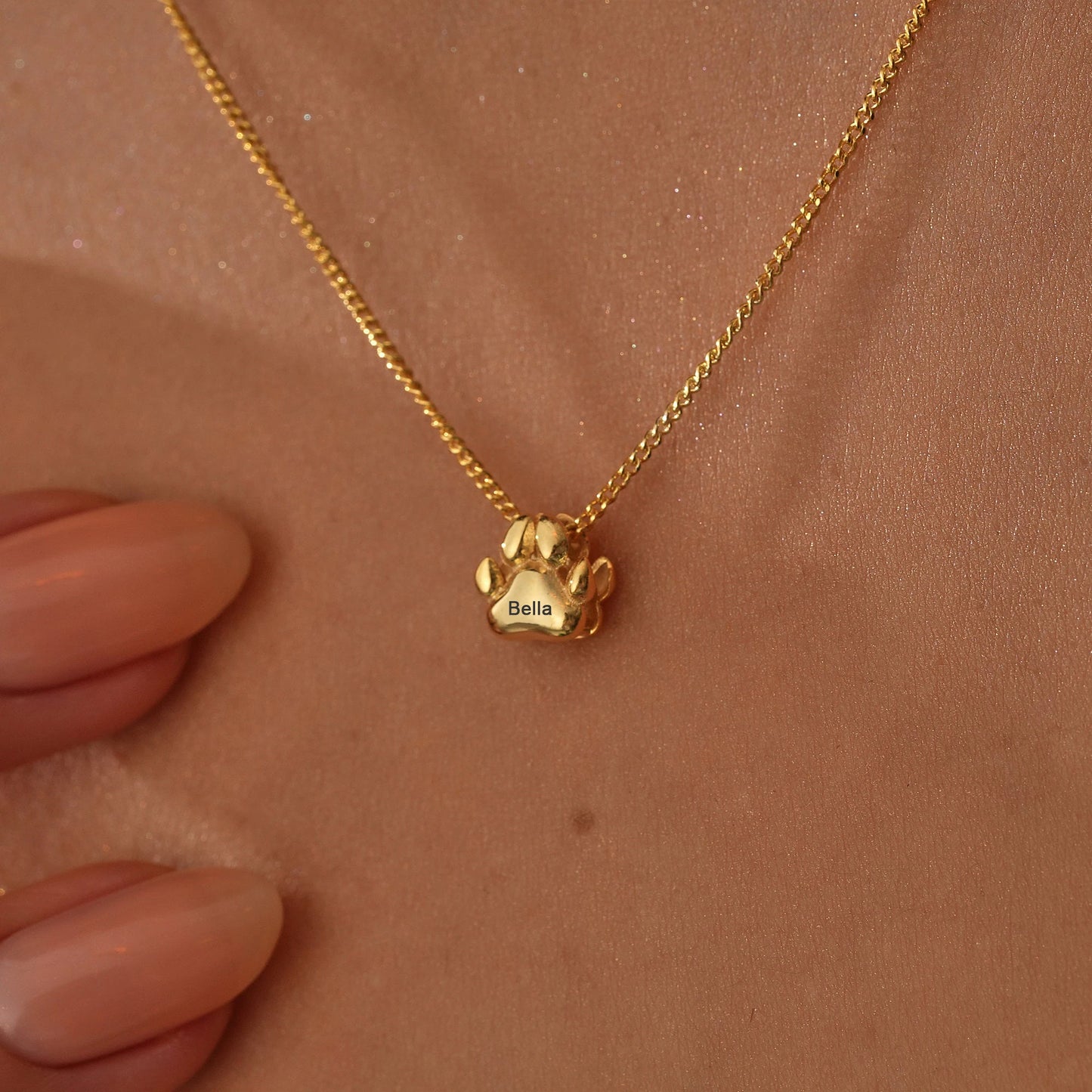 3D Personalized Dog Paw Necklace