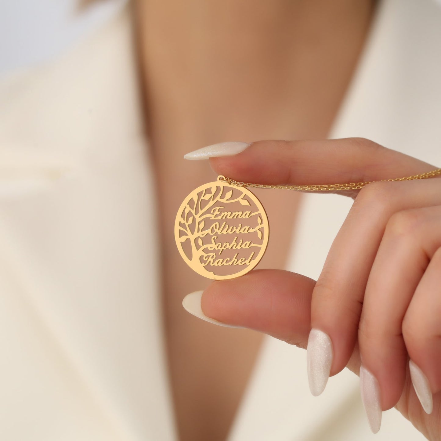 Personalized Family Tree Necklace