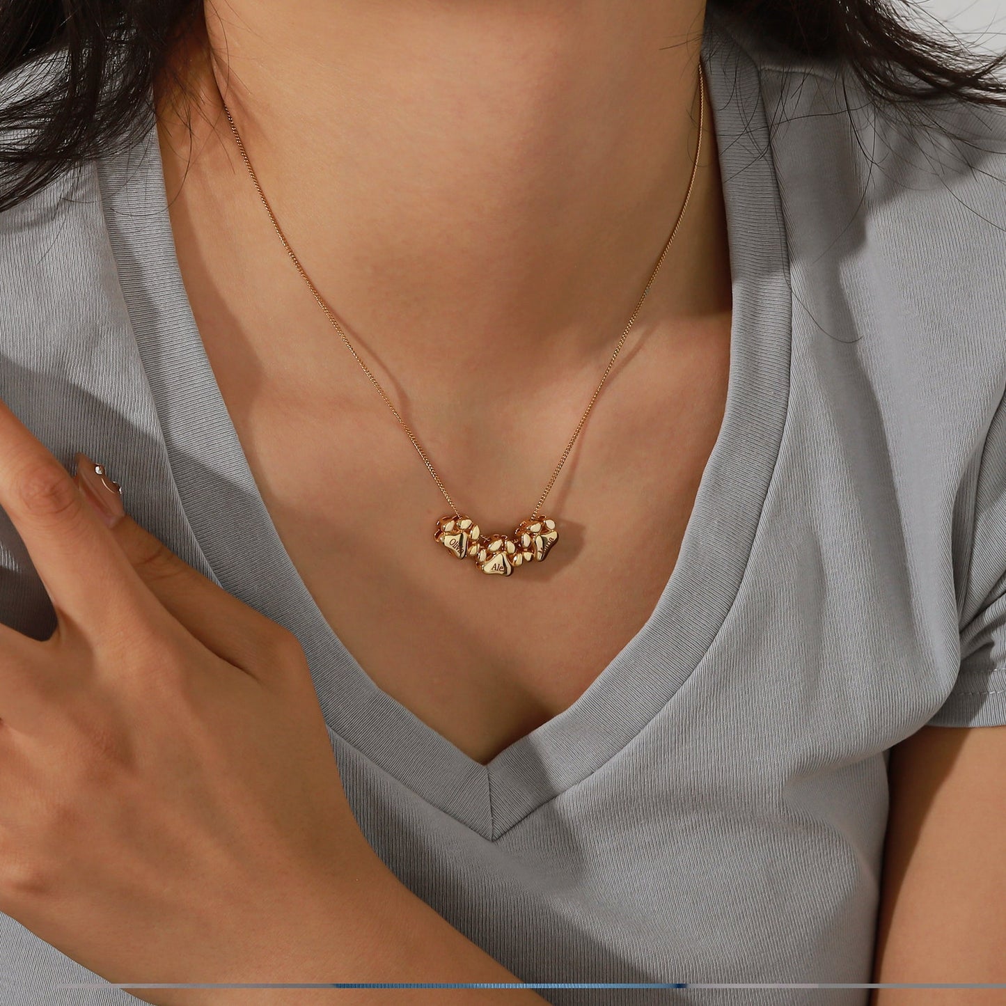3D Personalized Dog Paw Necklace