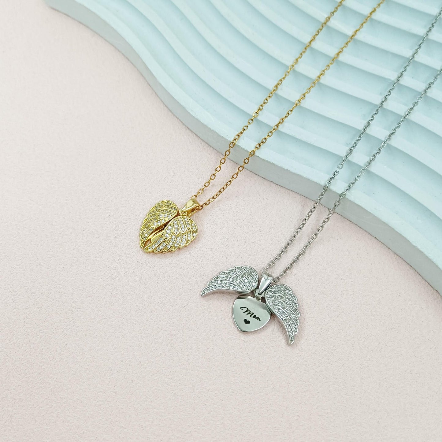 Customized Angel Wings Necklace