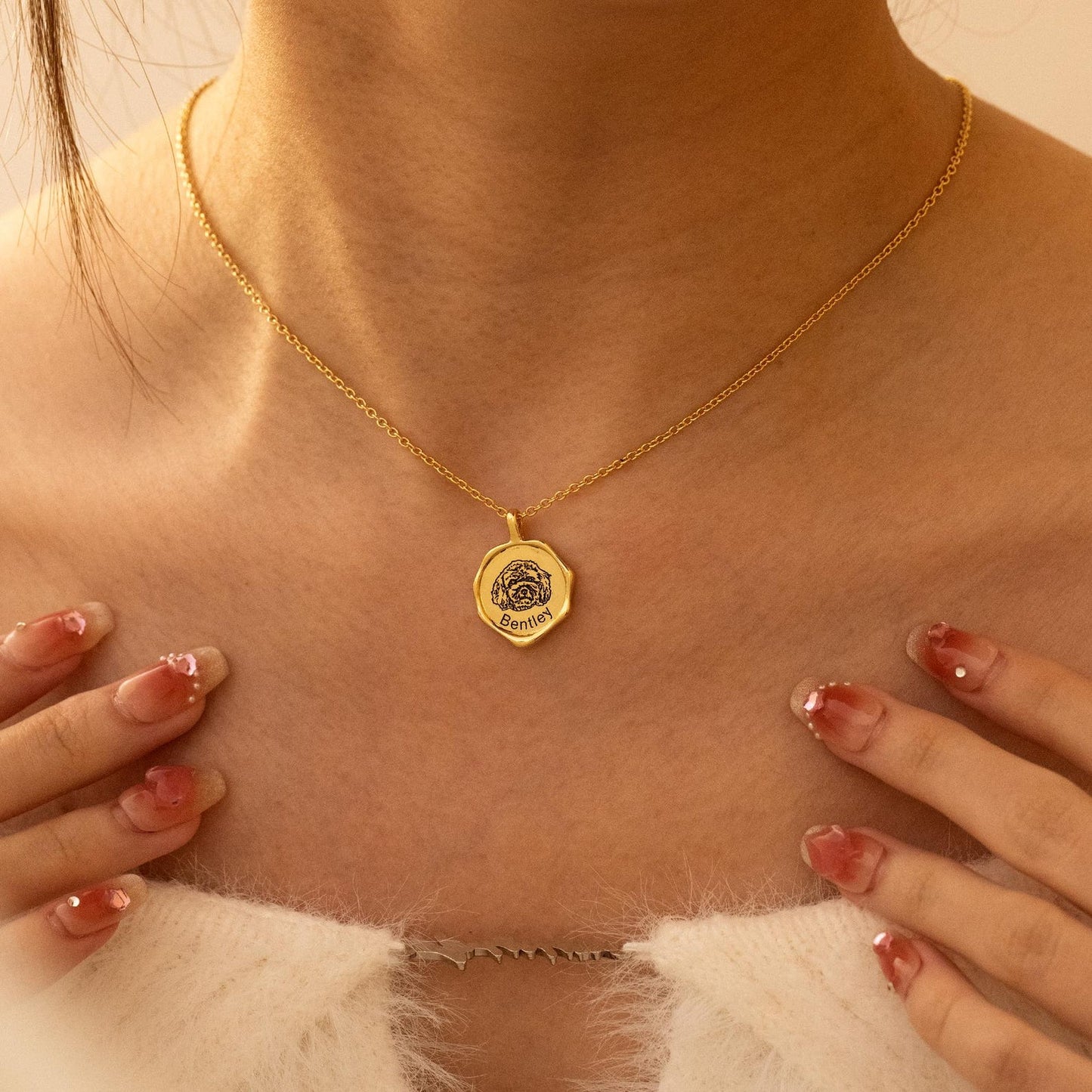 3D Personalized Pet Portrait Necklace