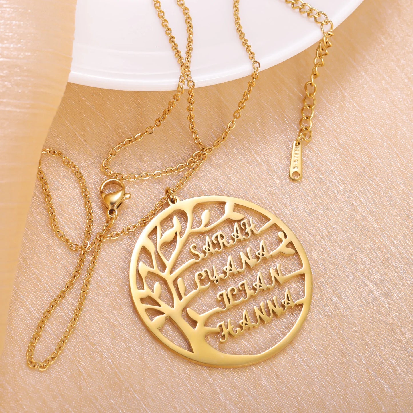 Personalized Family Tree Necklace