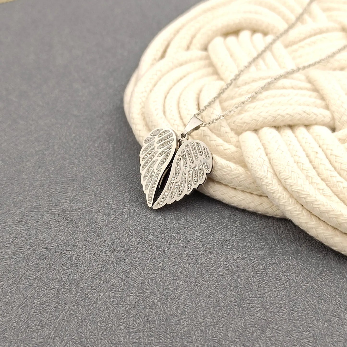 Customized Angel Wings Necklace