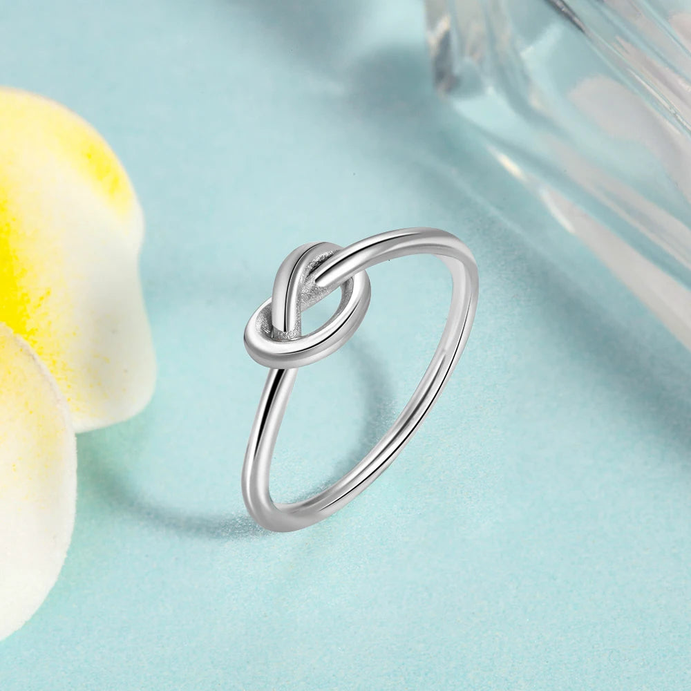 Silver Knot Ring