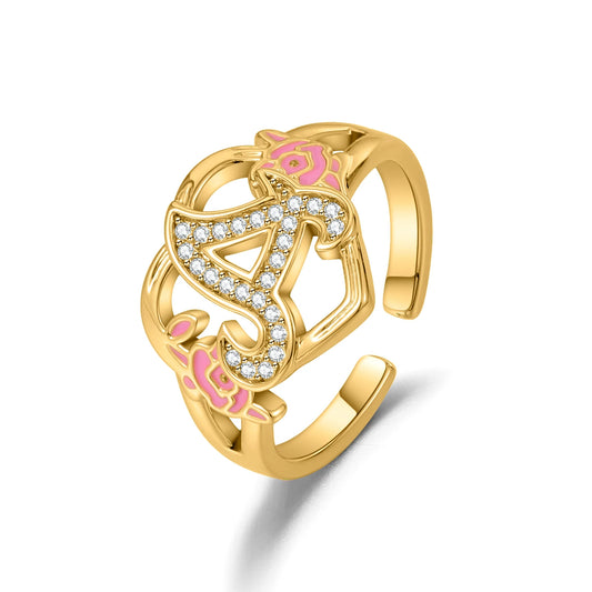 Customized Heart Chain & Heart Ring Adjustable with Rose Box