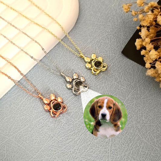 Projection Pet Photo Necklace