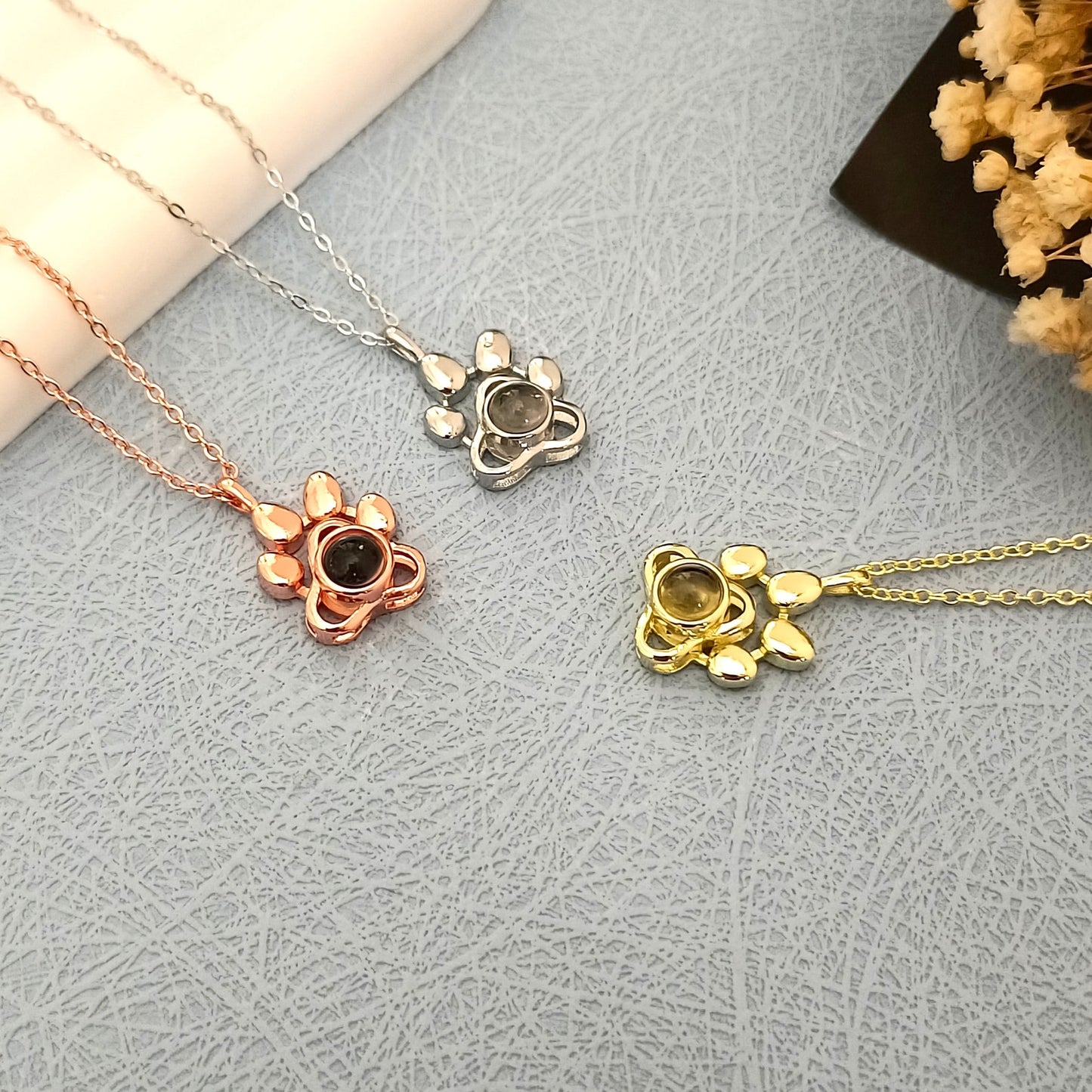 Projection Pet Photo Necklace