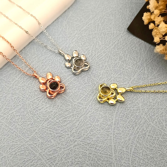 Projection Pet Photo Necklace