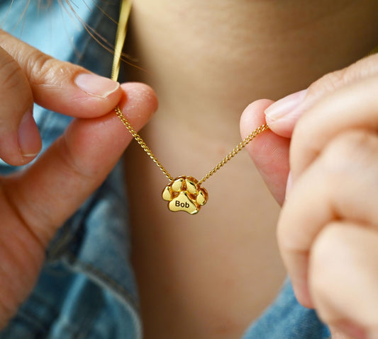 3D Personalized Dog Paw Necklace