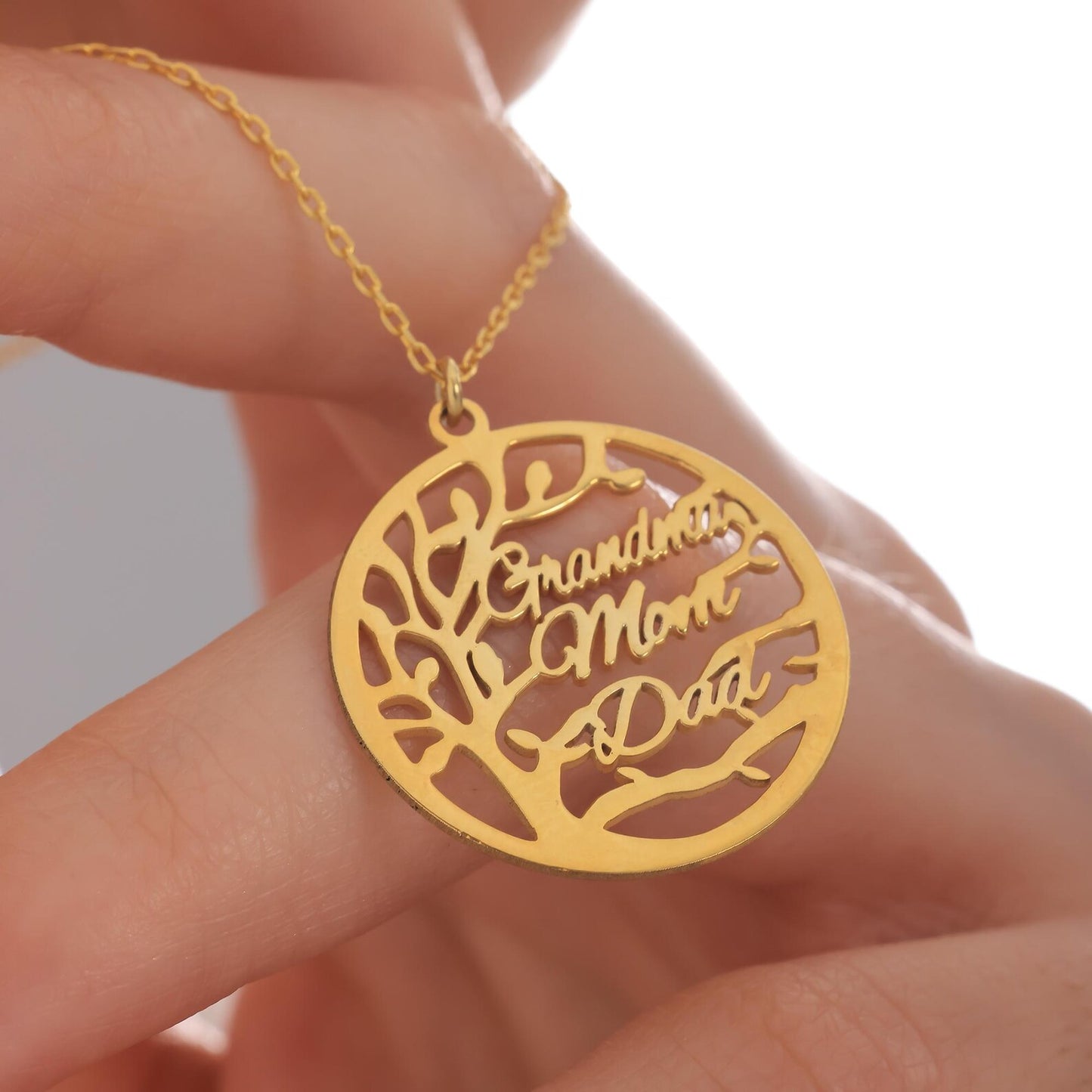 Personalized Family Tree Necklace